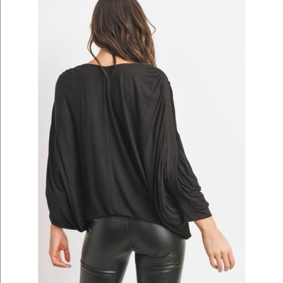 NEW! Shirred Sleeve Top! - Picture 3 of 6